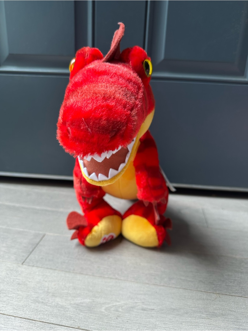 Build A Bear Red Dinosaur T Rex 18” Velociraptor Raptor Plush Stuffed Animal